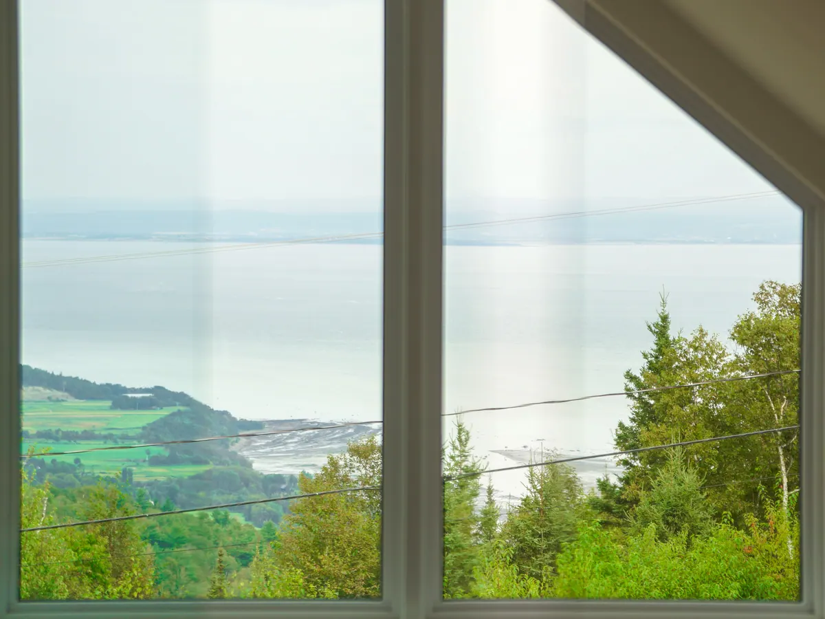 The St. Lawrence, from almost every window.